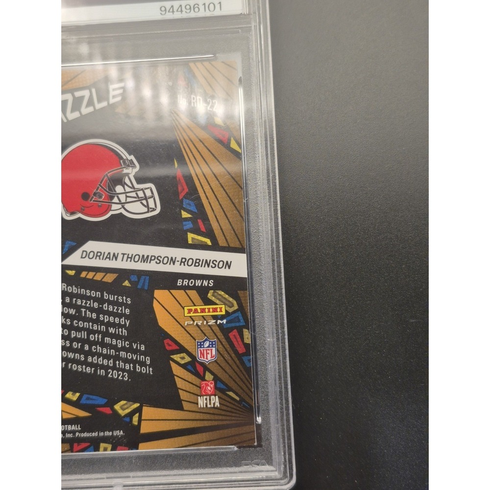 2023 Panini Mosaic - Razzle Dazzle‎ Dorian Thompson-Robinson #RD22 - Picture 11 of 12